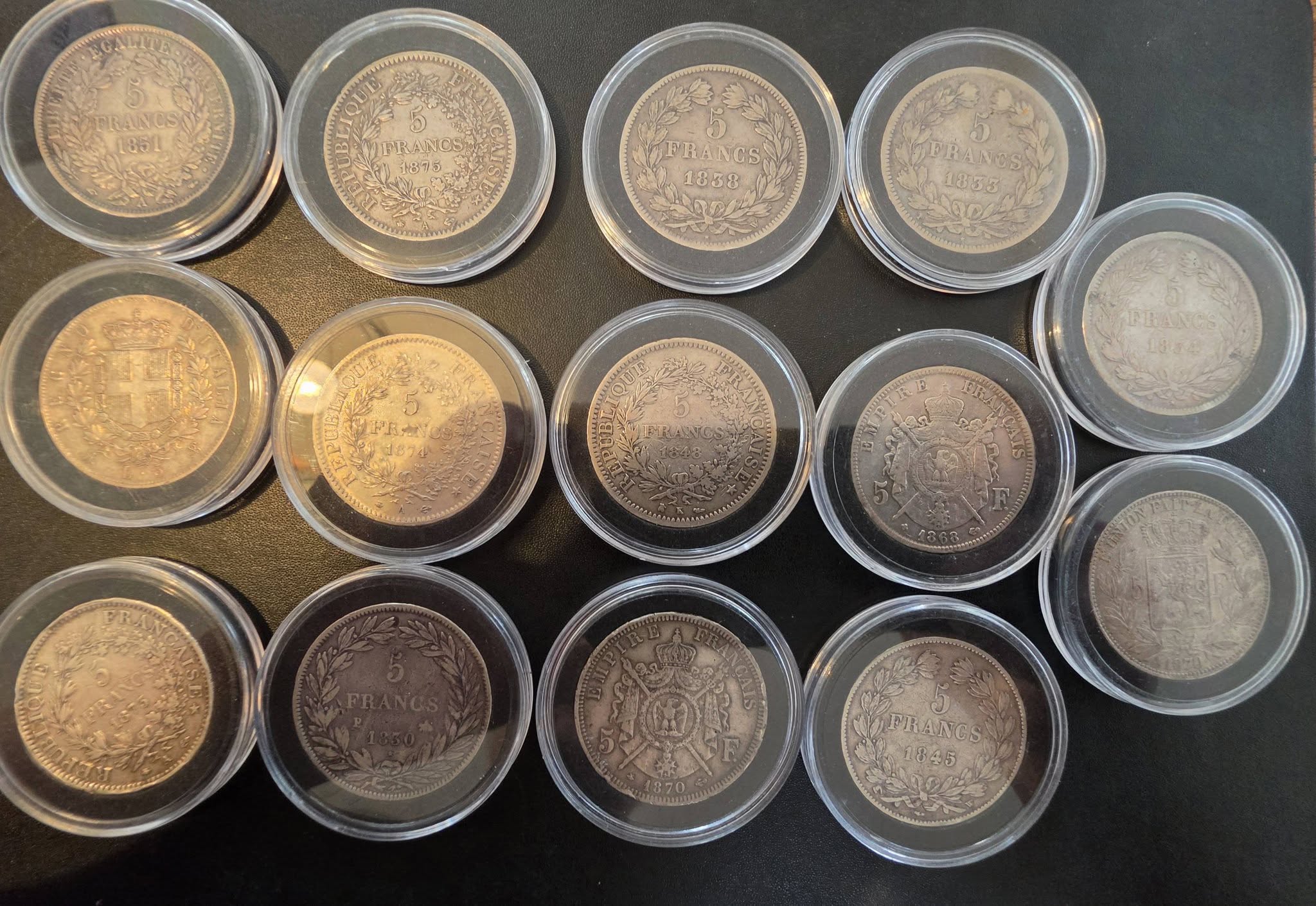 La 5 francs argent : Semeuse et Hercule
